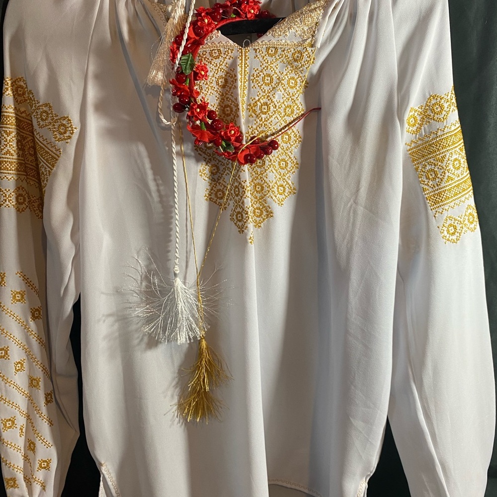Handmade Ukrainian blouse